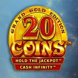 20 Coins Grand Gold Edition by Wazdan, showcased at billybets-casino.eu – game logo