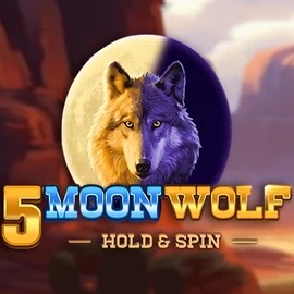5 Moon Wolf online game logo by Apparat Gaming on billybets-casino.eu