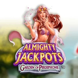 Almighty Jackpots: Garden of Persephone casino game by Novomatic – featured logo at Billybets Casino