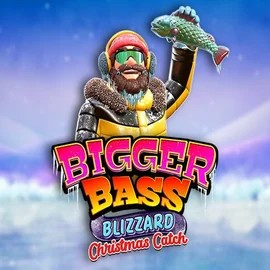 Bigger Bass Blizzard Christmas Catch slot logo by Pragmatic Play at Billybets Casino