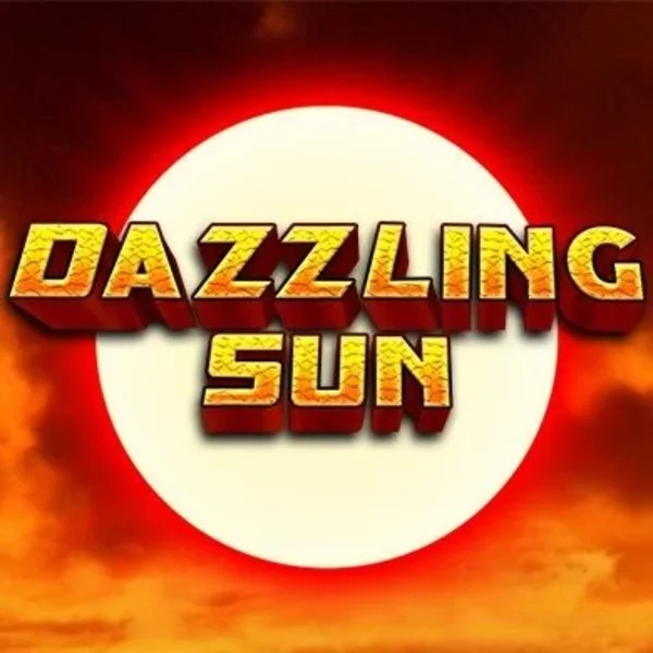 Dazzling Sun slot logo by Win Studios at Billybets Casino