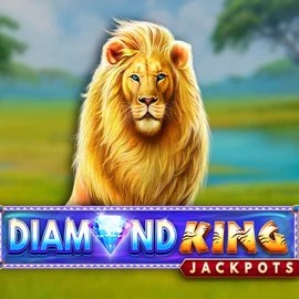 Diamond King Jackpots by SpinPlay Games, showcased at billybets-casino.eu – game logo