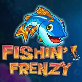 Fishin Frenzy online game logo by Blueprint Gaming on billybets-casino.eu