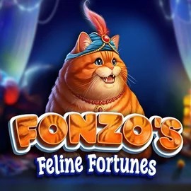 Fonzos Feline Fortunes online game logo by Pragmatic Play on billybets-casino.eu