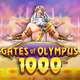 Gates of Olympus 1000 slot logo by Pragmatic Play at Billybets Casino