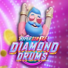 Official Slots logo: Hyper Strike Diamond Drums by Gameburger Studios at Billybets Casino