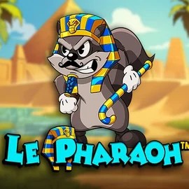 Le Pharaoh online game logo by Hacksaw Gaming on billybets-casino.eu