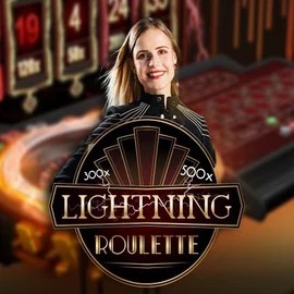 Lightning Roulette casino game by Evolution – featured logo at Billybets Casino
