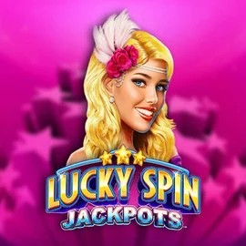 Lucky Spin Jackpots online game logo by Novomatic on billybets-casino.eu