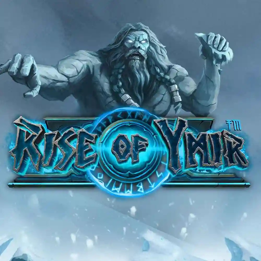 Rise of Ymir online game logo by Hacksaw Gaming on billybets-casino.eu