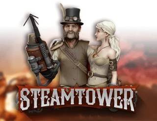 Steam Tower Slot logo by NetEnt at Billybets Casino