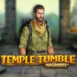 Temple Tumble Megaways slot logo by Relax Gaming at Billybets Casino
