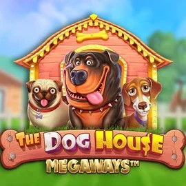 The Dog House Megaways online game logo by Pragmatic Play on billybets-casino.eu
