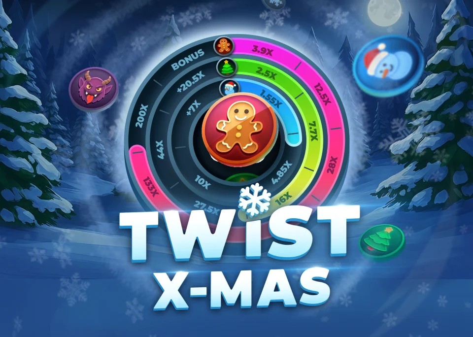 Twist X-mas game by InOut – logo hosted on Billybets Casino